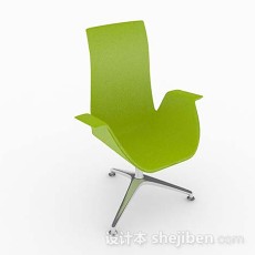 绿色休闲椅子3d模型下载