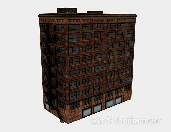 棕色公寓大楼