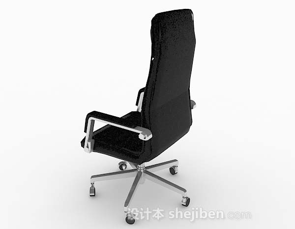 设计本简约黑色高档椅子3d模型下载