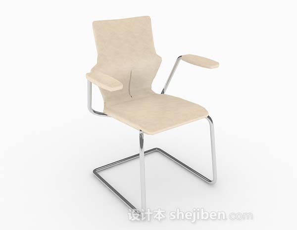 现代简约黄色椅子3d模型下载