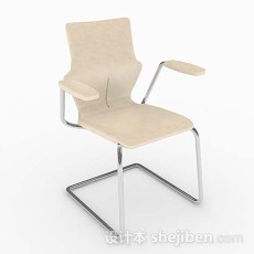 现代简约黄色椅子3d模型下载