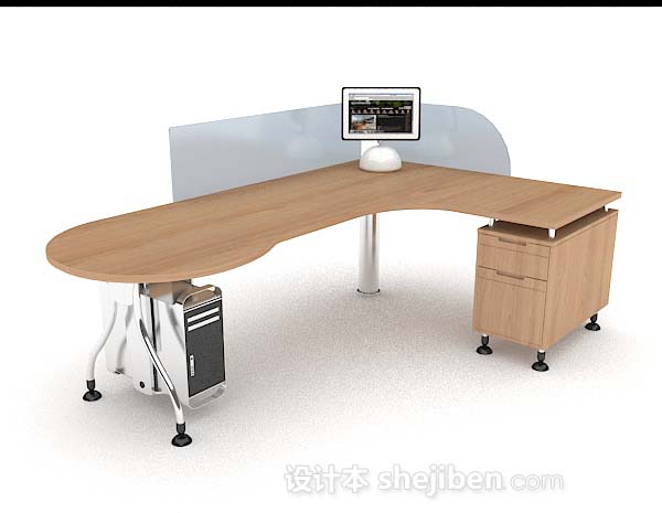 现代简约木质书桌