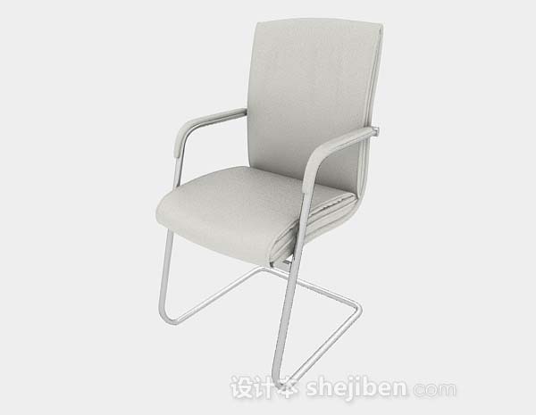 现代简约白色休闲椅子