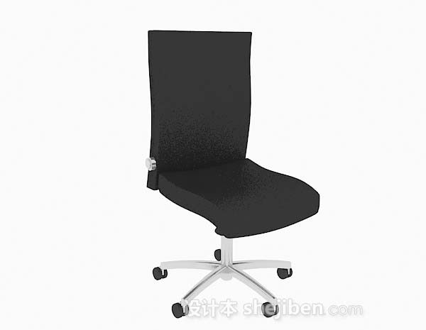 现代轮滑式黑色椅子