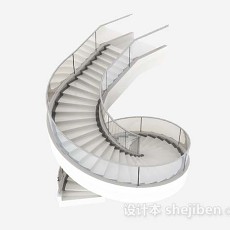 旋转楼梯3d模型下载