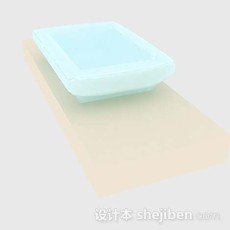 蓝色肥皂3d模型下载