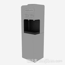 灰色饮水机3d模型下载