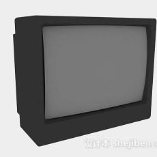 简单电视机3d模型下载