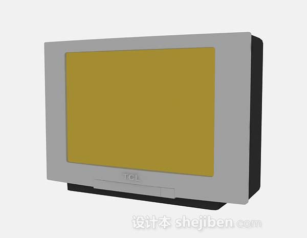 TCL灰色电视机