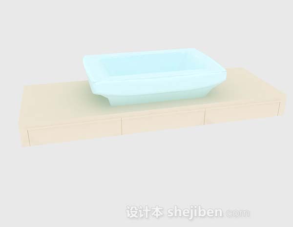 免费蓝色肥皂3d模型下载