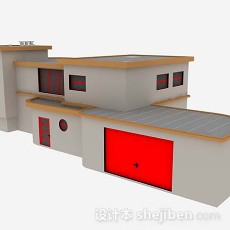 简单居民房屋3d模型下载