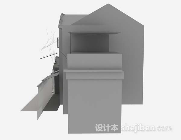设计本公寓小楼3d模型下载