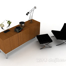 家居休闲椅子3d模型下载