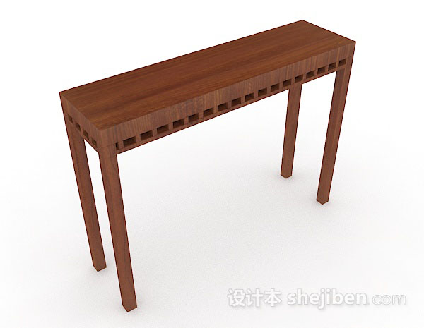 简约木质棕色书桌