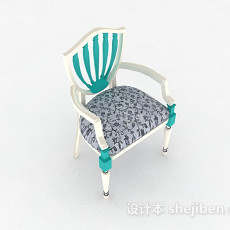 欧式家居椅子3d模型下载