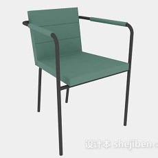 绿色休闲椅3d模型下载