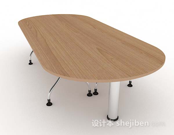 免费木质会议桌3d模型下载