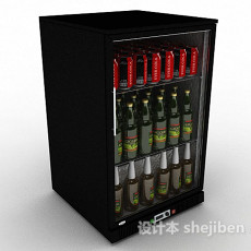 啤酒冰柜3d模型下载