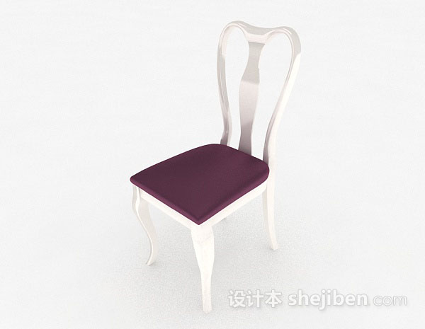 紫色家居椅