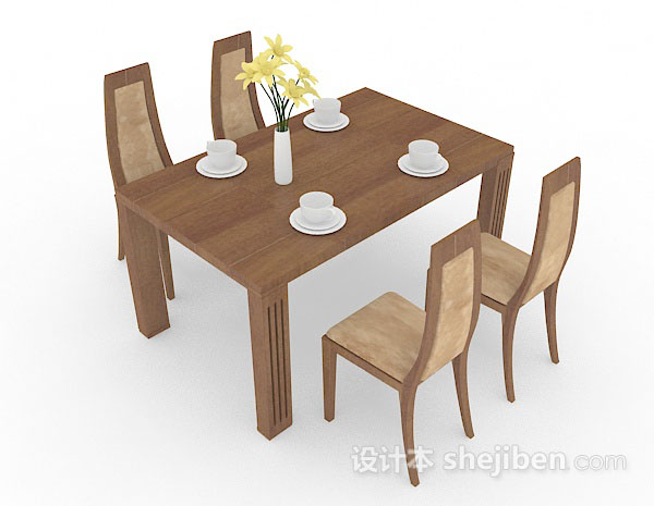 木质简约餐桌椅
