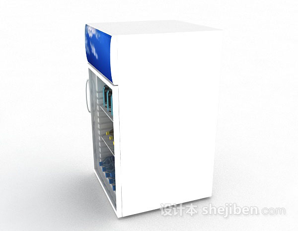 设计本饮料冰柜3d模型下载