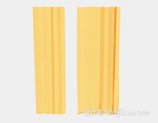 黄色窗帘