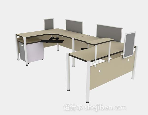 棕色办公桌