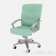 绿色办公椅3d模型下载