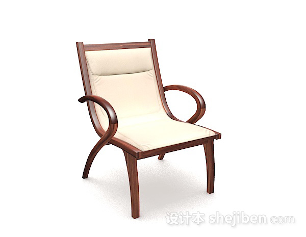 家居木质休闲椅子