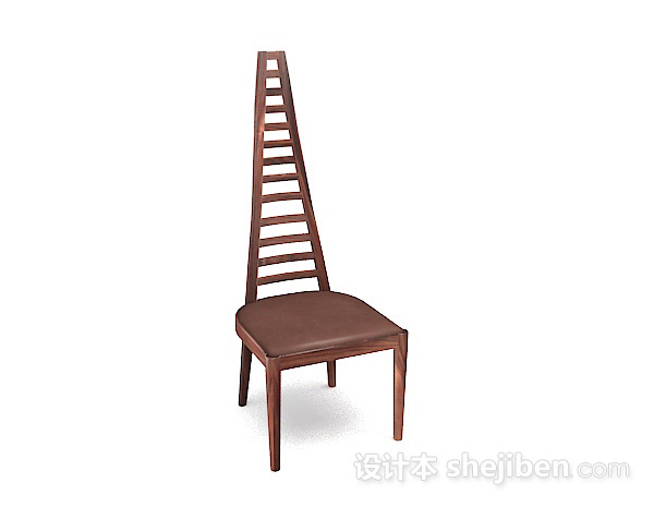 木质个性棕色椅子
