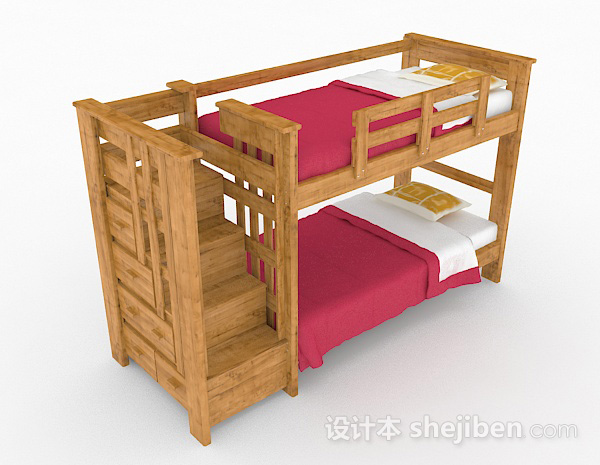 木质儿童床上下铺