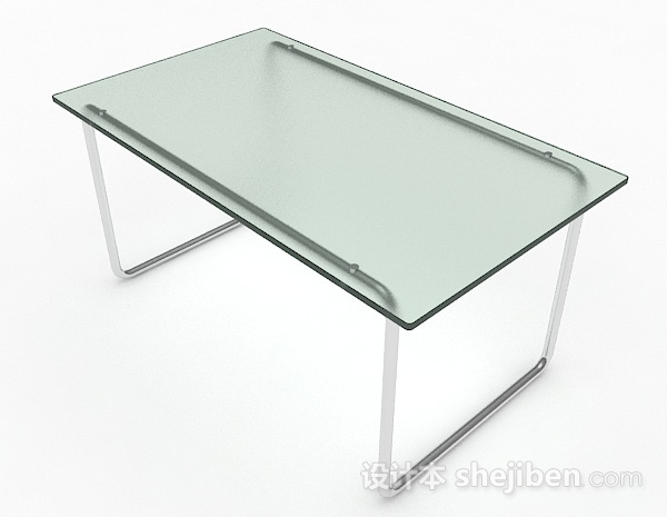 玻璃长方形餐桌