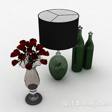 室内花瓶摆设品3d模型下载