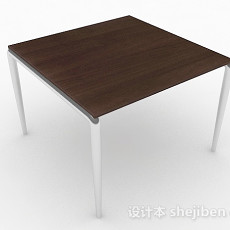 简约家居餐桌3d模型下载