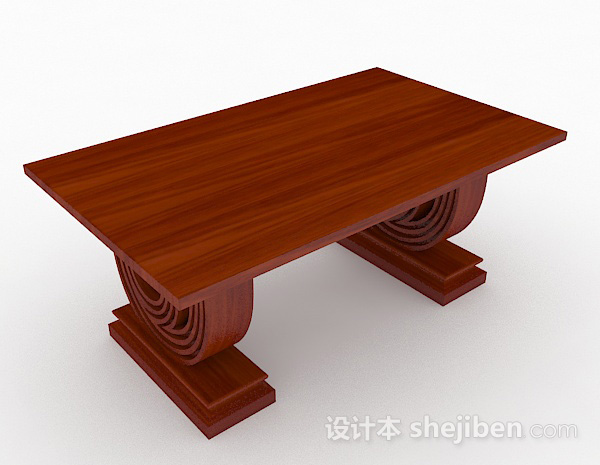 红棕色木质餐桌