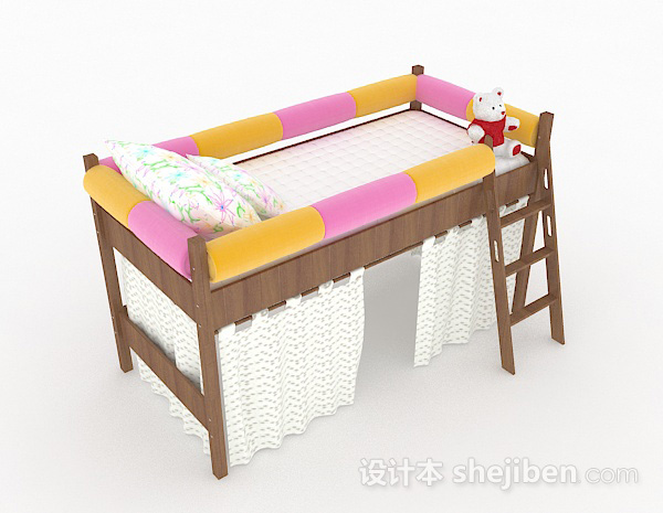 木质儿童床