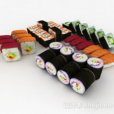 日式寿司3d模型下载