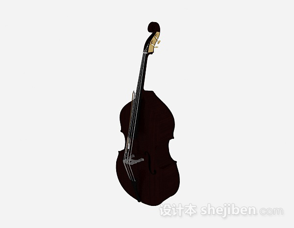 现代风格小提琴3d模型下载