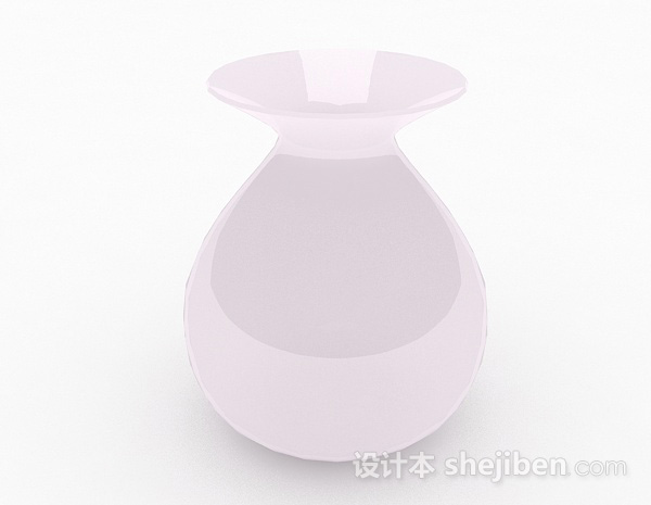 中式风格简约白色大肚花瓶