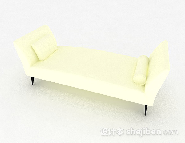 现代风格米白色布艺沙发脚凳