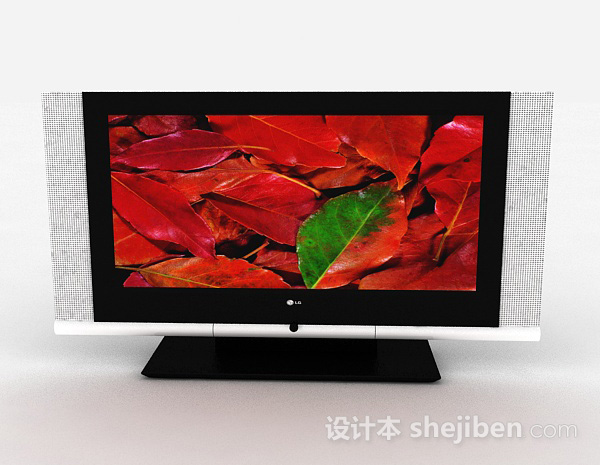 现代风格液晶电视机3d模型下载
