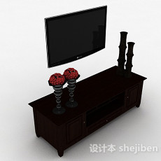 挂壁式电视机3d模型下载