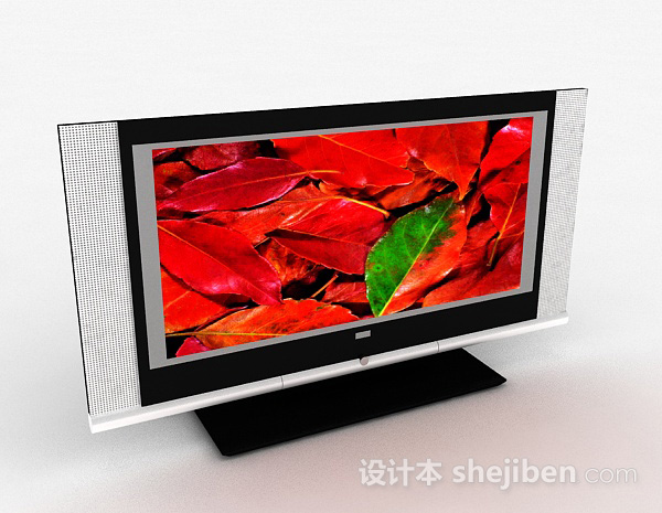 家居电视机3d模型下载