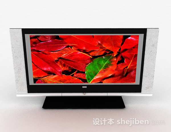 现代风格家居电视机3d模型下载