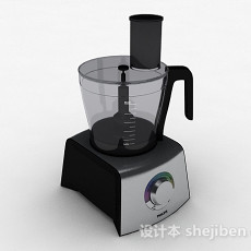 黑色榨汁机3d模型下载