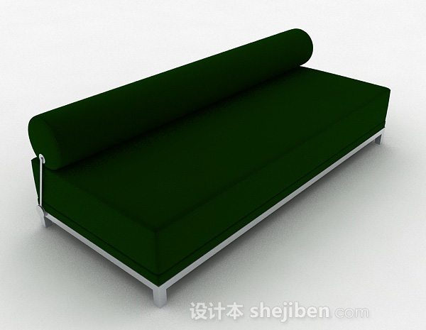 绿色简约双人沙发