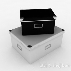 现代风格储物箱3d模型下载