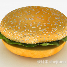 汉堡3d模型下载