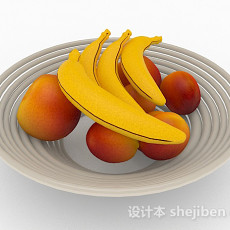 香蕉苹果3d模型下载