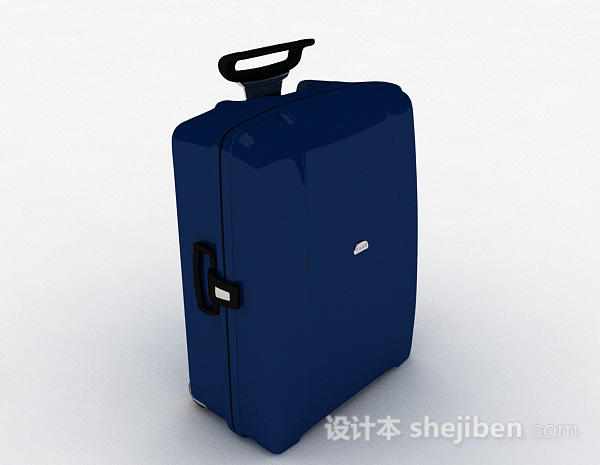 蓝色时尚行李箱